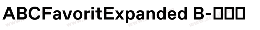 ABCFavoritExpanded B字体转换